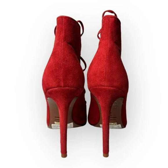 Schutz Red Strappy Heels 7B - Picture 5 of 7